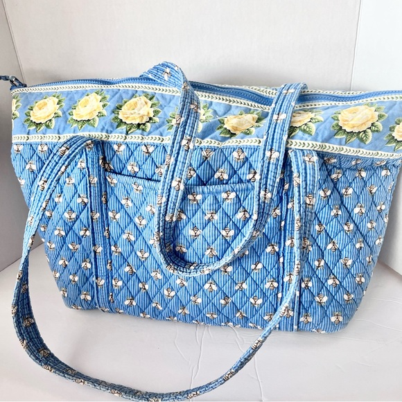 Vera Bradley Vintage Bees Tote - Picture 6 of 8
